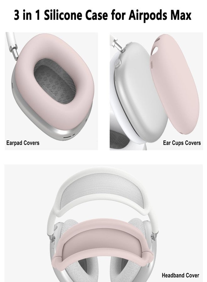 Polislime Silicone Case Cover for AirPods Max - Ear Pad, Cups, Headband Protector - Accessories for Apple AirPods Max New USB-C (2024) (Ivory) - Image 3
