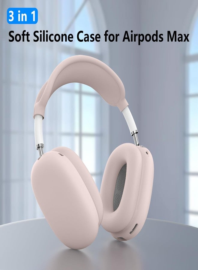 Polislime Silicone Case Cover for AirPods Max - Ear Pad, Cups, Headband Protector - Accessories for Apple AirPods Max New USB-C (2024) (Ivory) - Image 2