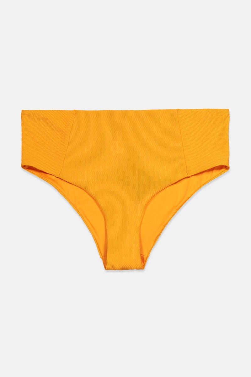 Tchibo Women Textured Bikini Briefs, Orange  - Image 1