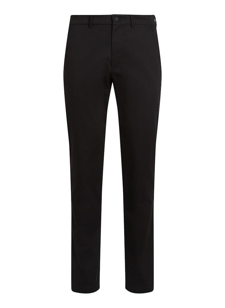 CALVIN KLEIN Slim Stretch Satin Chino Trousers  - Image 5