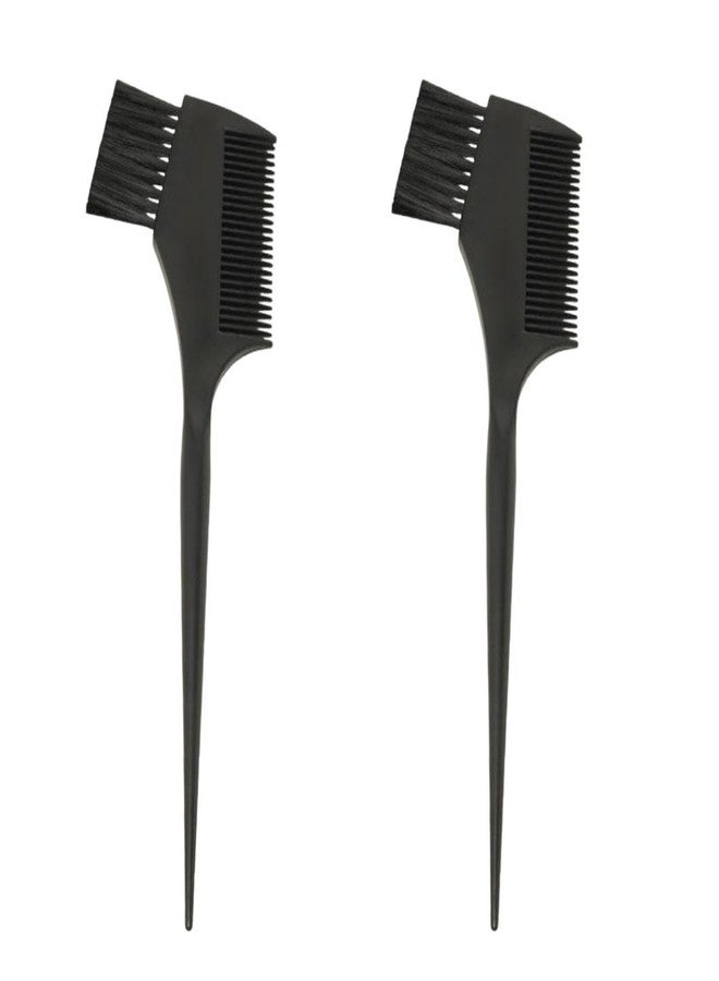 Hair Coloring Brush with Comb 2 in 1 Rat Tail Hair Dye Tint Brushes with Integrated Combs Dye Brushes Tool for All Over Color, Highlights and Root Touch Ups, for Men & Women | Hair Dye Brush with Comb - Image 1