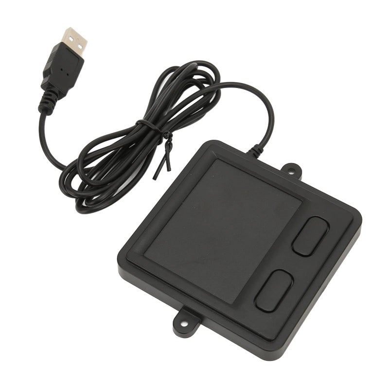 لوحة لمس USB سلكية عالية الحساسية محمولة لتتبع الكمبيوتر المحمول وسطح المكتب باللون الأسود - Image 3