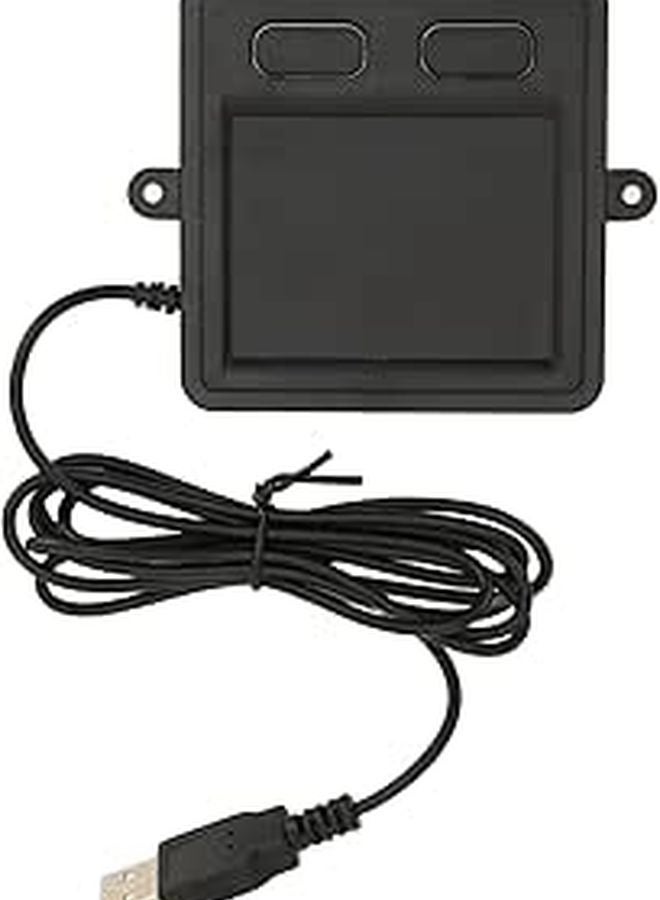 لوحة لمس USB سلكية عالية الحساسية محمولة لتتبع الكمبيوتر المحمول وسطح المكتب باللون الأسود - Image 1