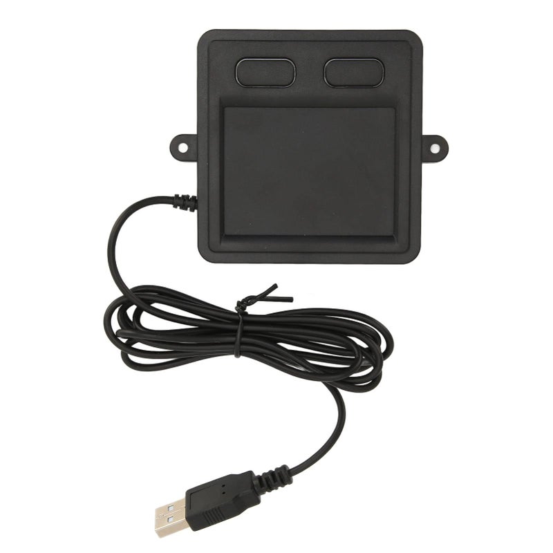 لوحة لمس USB سلكية عالية الحساسية محمولة لتتبع الكمبيوتر المحمول وسطح المكتب باللون الأسود - Image 2