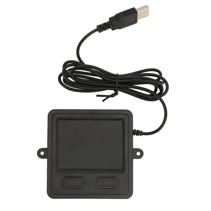 لوحة لمس USB سلكية عالية الحساسية محمولة لتتبع الكمبيوتر المحمول وسطح المكتب باللون الأسود - Image 5