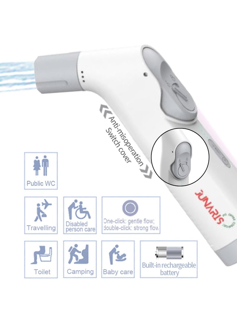 JUNARIS GO Bidet – Portable Bidet With High Pressure | Handheld Travel Bidet Compact Water Jet for Personal use, Gentle Care for Women, Men - Image 4