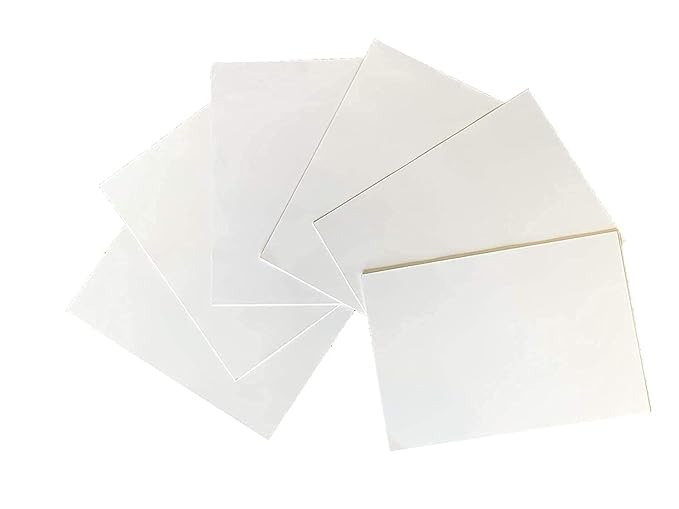 D S R Eclet A4 Size, 300 GSM Smooth Finish Ivory Drawing Paper Sheets, White, 16.5 Inch x 11.75 Inch, Combo Pack of 20 Sheets - Image 4