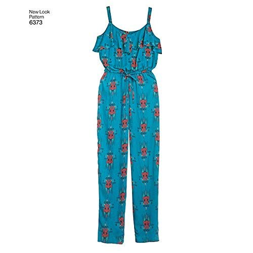 NEW LOOK 6373 Misses' Jumpsuit or Romper and Dresses Sewing Kit, Size A (8-10-12-14-16-18-20) - Image 5