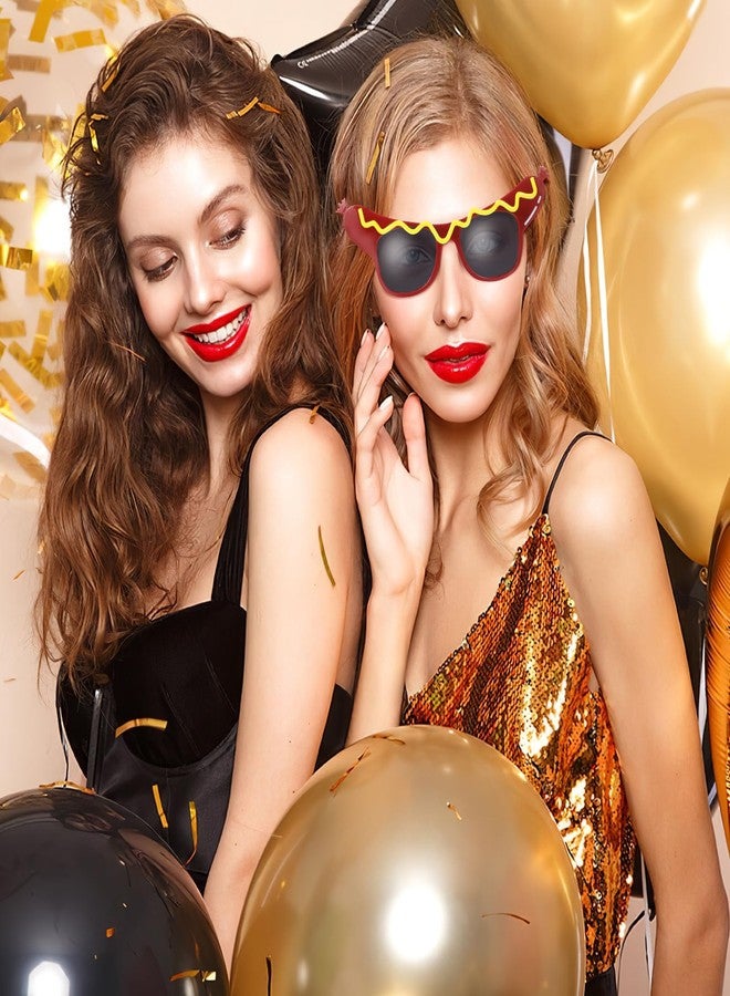 جارنيك نظارات شمسية بتصميم هوت دوغ من جارنيك للبالغين - نظارات مرحة الشكل، إكسسوارات أزياء الحفلات - نظارات زينة لأعياد الميلاد والهالوين والكرنفالات وحفلات التنكر - Image 3