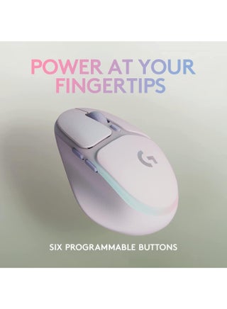 ماوس ألعاب لاسلكي G G705، إضاءة LIGHTSYNC RGB قابلة للتخصيص، لاسلكي LIGHTSPEED، اتصال بلوتوث، خفيف الوزن، كمبيوتر شخصي/Mac/كمبيوتر محمول - view 5