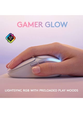 ماوس ألعاب لاسلكي G G705، إضاءة LIGHTSYNC RGB قابلة للتخصيص، لاسلكي LIGHTSPEED، اتصال بلوتوث، خفيف الوزن، كمبيوتر شخصي/Mac/كمبيوتر محمول - view 4