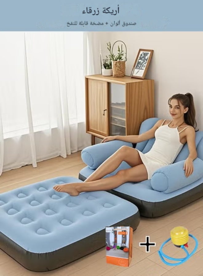 Lazyman Sofa - Foldable Inflatable Sofa for Outdoor Office, Napping, Single-person Foldable Camping Sofa Bed - Image 2