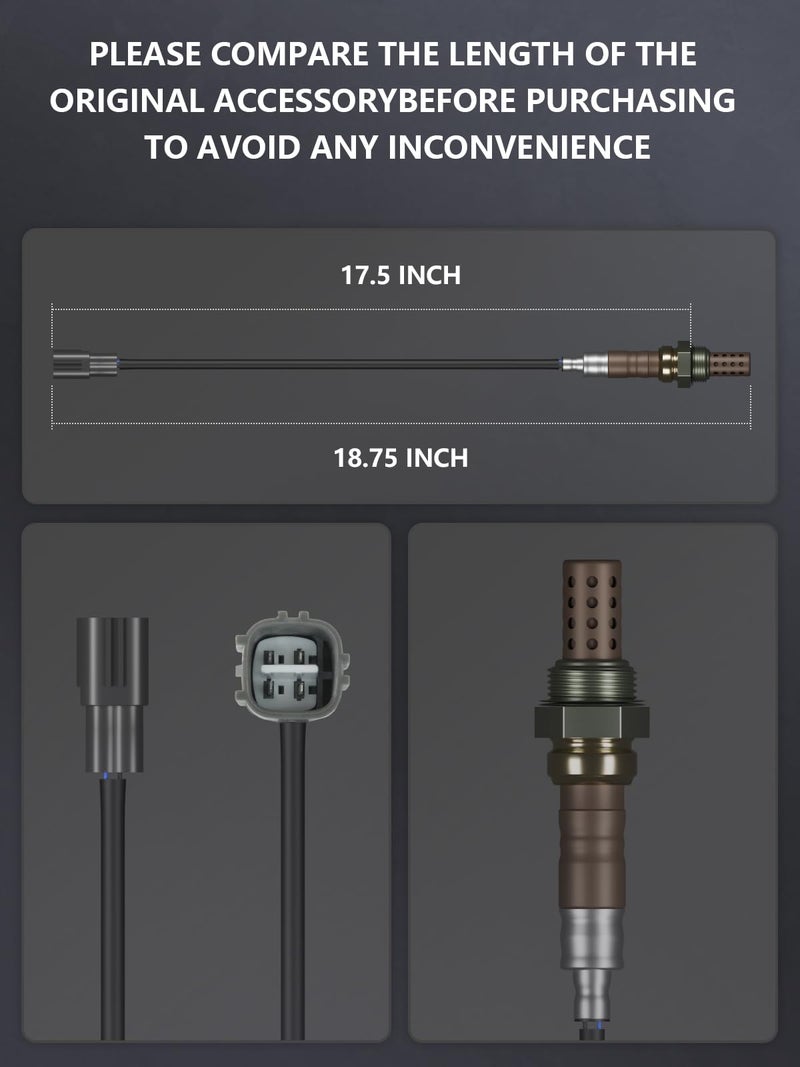 Marsflex مستشعر الأكسجين Marsflex O2 234-4622 13355 متوافق مع تويوتا كامري أفالون سيينا 4Runner RAV4 سولارا ماتريكس لكزس ES300 بونتياك فايب، 250-24360 بديل - Image 3