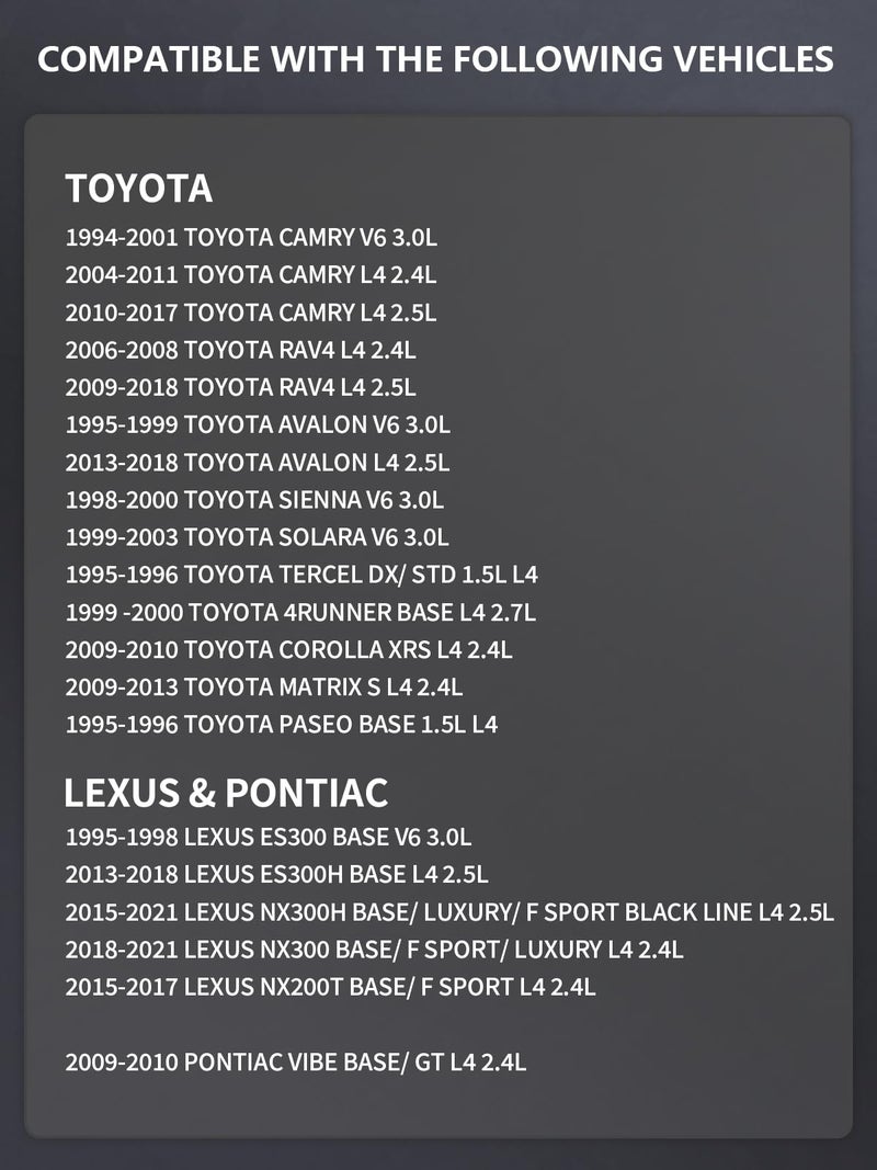 Marsflex مستشعر الأكسجين Marsflex O2 234-4622 13355 متوافق مع تويوتا كامري أفالون سيينا 4Runner RAV4 سولارا ماتريكس لكزس ES300 بونتياك فايب، 250-24360 بديل - Image 2