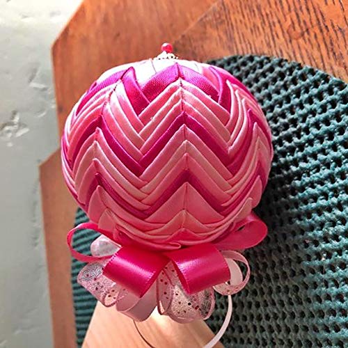 IHKFILAN Double Face Satin Ribbon 1Inchx25Yards Double Sided Solid Polyester Ribbon for Gift Wrapping Party Hair Braids Bow Baby Shower Decoration Floral Arrangement Craft Supplies,Hot Pink - Image 5