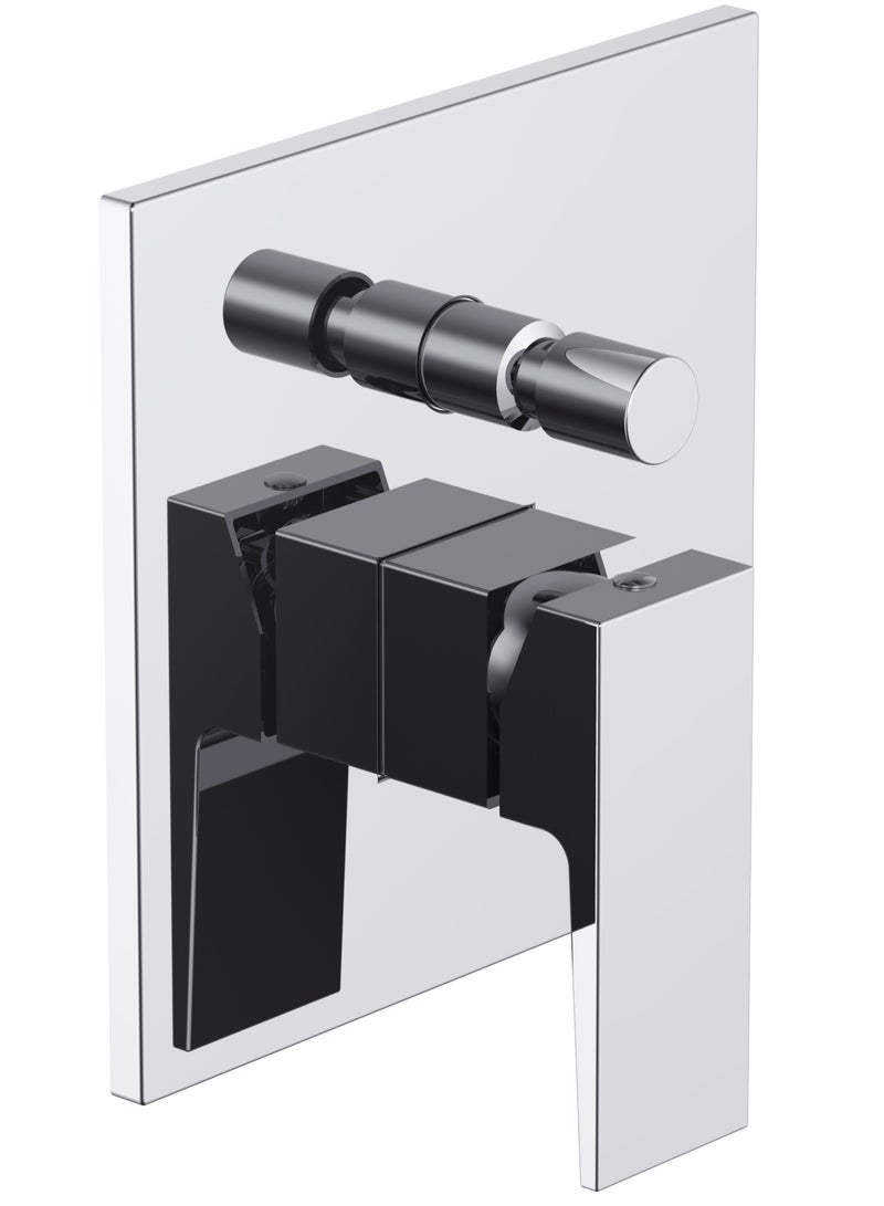 HESANIT Infinity Concealed Shower Mixer With Diverter Chrome 8009-1C - Image 1