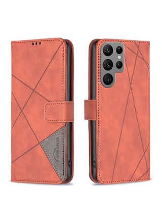 Case Cover For Samsung Galaxy S23 Ultra 5G Magnetic Buckle Rhombus Texture Leather Phone Case Brown - pzsku/Z2076CC35A4D5F12A4426Z/45/_/1712264865/61fc5c1c-bfce-482e-a4e5-887974abc0f0