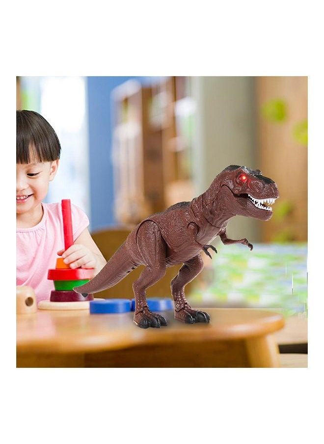 NIBEMINENT - RC Light Up Remote Sound Real Movement Walking Dinosaur Toy 11 x 5.51inch - Image 1
