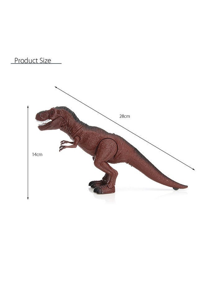 NIBEMINENT - RC Light Up Remote Sound Real Movement Walking Dinosaur Toy 11 x 5.51inch - Image 1