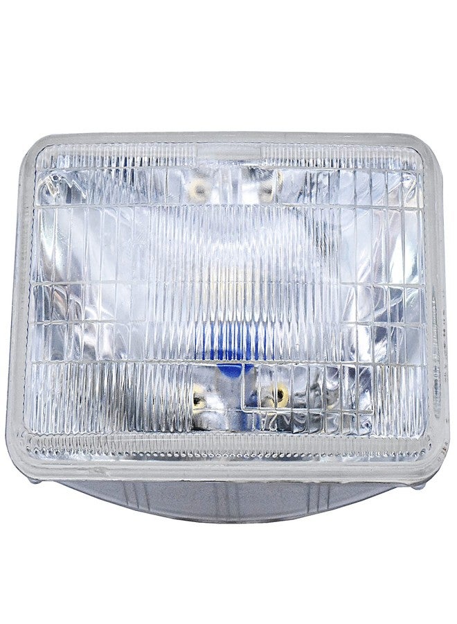 JEEFHO H4656 Super Vision Crystal Headlight, Halogen Sealed Beam Headlight, (5“square,165mm), Replaces# H4656 - Image 1
