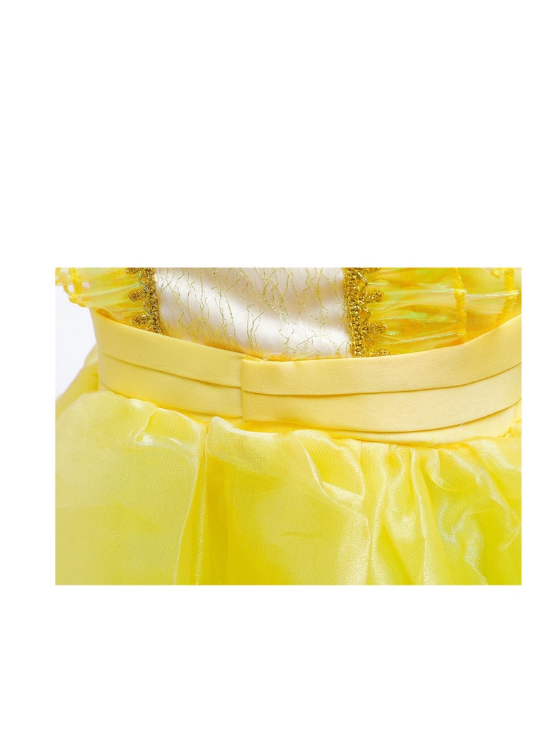 Generic - Belle Princess Girls Dressing Costume Set With Accessories, 7 - 9 Years - Image 1