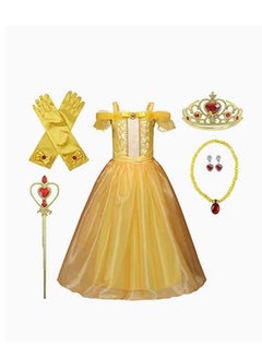 Belle Princess Girls Dressing Costume Set With Accessories, 7 - 9 Years