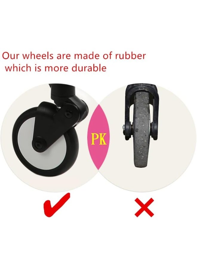 ROMIRUS Stroller Wheel Bearing, Stroller Wheels Replacement Front Wheels Compatible with YOYO, 2 Pack - Image 4