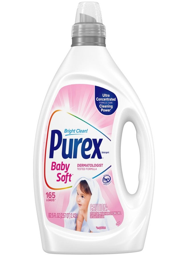 Purex منظف غسيل سائل بيوركس، مركز للغاية، للأطفال، 82.5 أونصة، 165 غسلة - Image 1