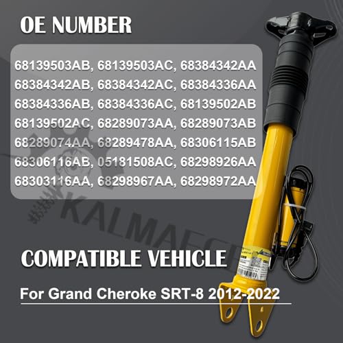 Kalmaegee 2PCS Rear Shock Struts Assembly w/Electric for Grand Cherokee SRT 2012-2022 - Image 4
