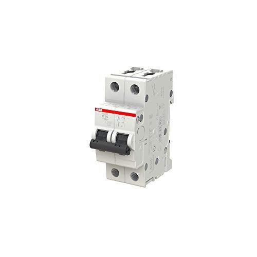 ABB S202-C16 Miniature Circuit Breaker, 2 Pole, Type C, 6/10kA Breaking Capacity, 16 Amp Current (2CDS252001R0164) - Image 2