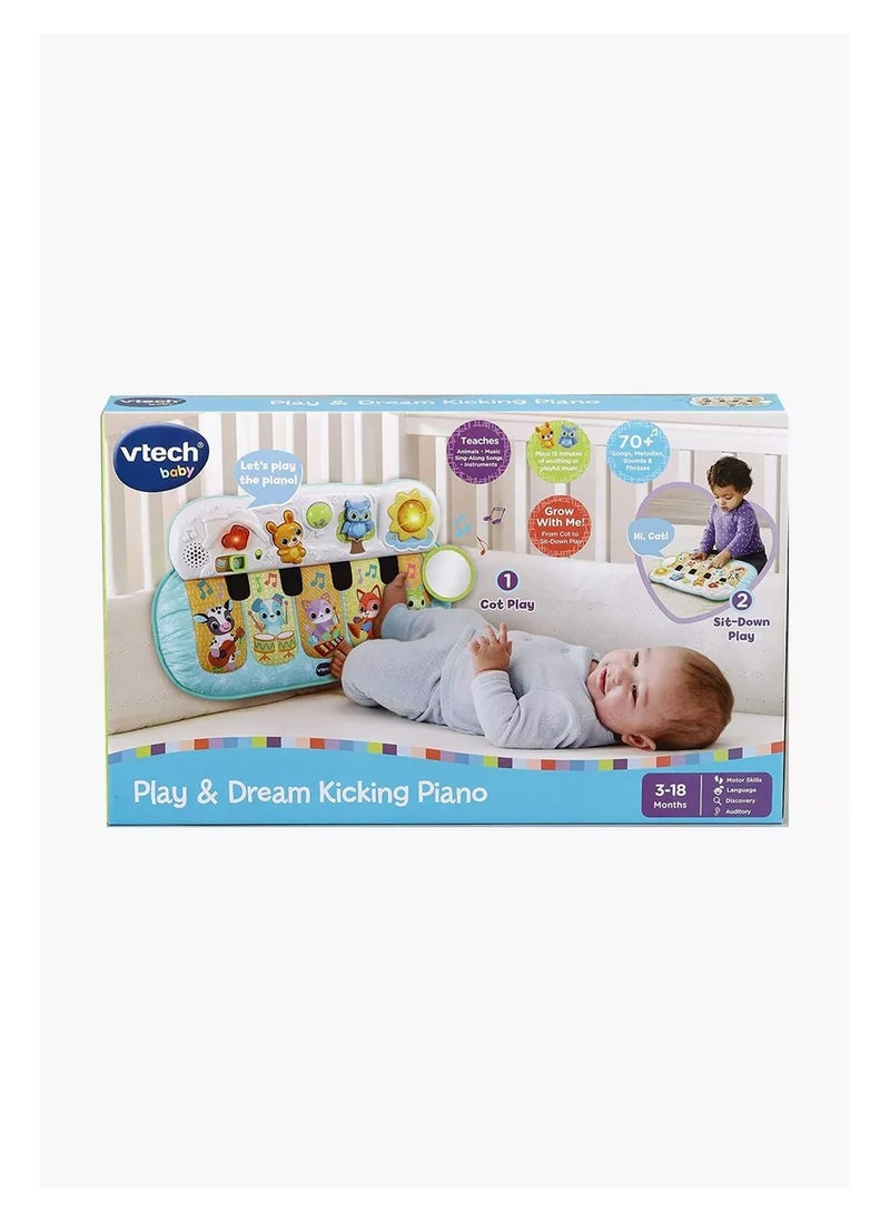 vtech Lil’ Critters Play And Dream Musical Piano, Baby Musical Toy Mat With Sounds For Boys And Girls, Soothing And Playful Music - Multicolor  - Image 1
