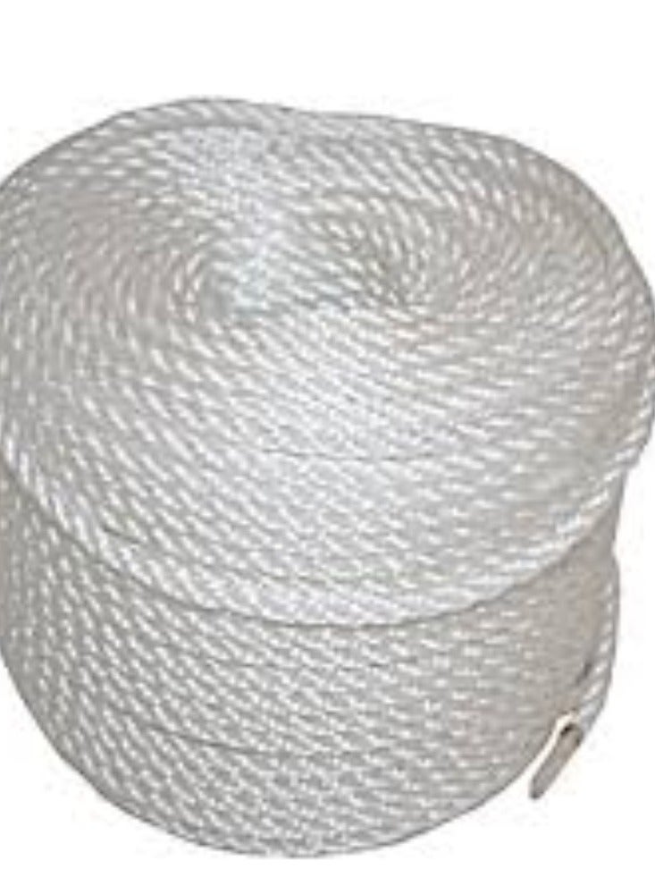 KNP White All Purpose Nylon Rope in 12mm is a strong and versatile rope suitable for various indoor and outdoor applications. - Image 1