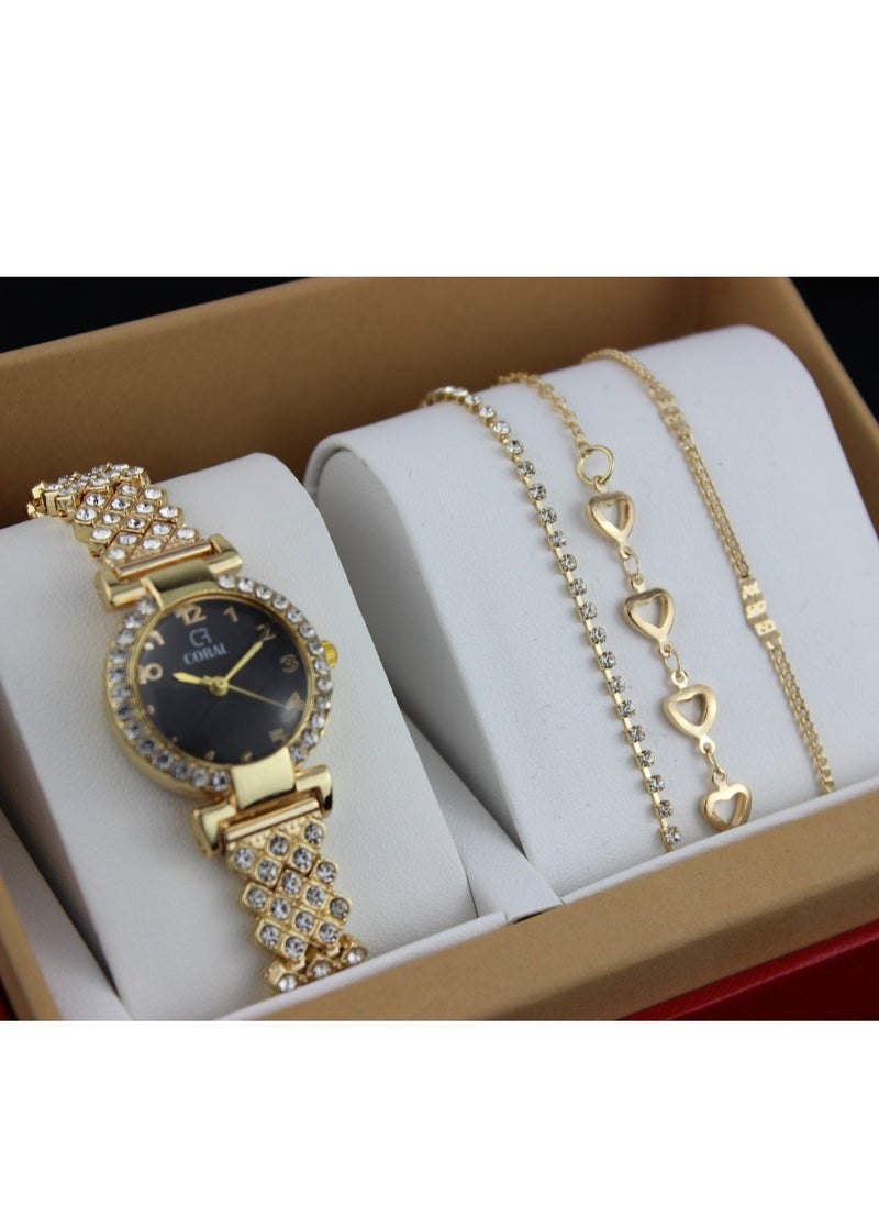Reclaim with Argireline Women's evening watch set 