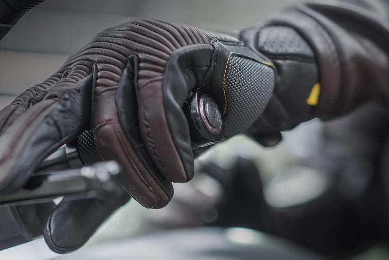 SHIMA Blake Motorcycle Gloves for Men - Breathable Leather with Knuckle Protector - Image 4