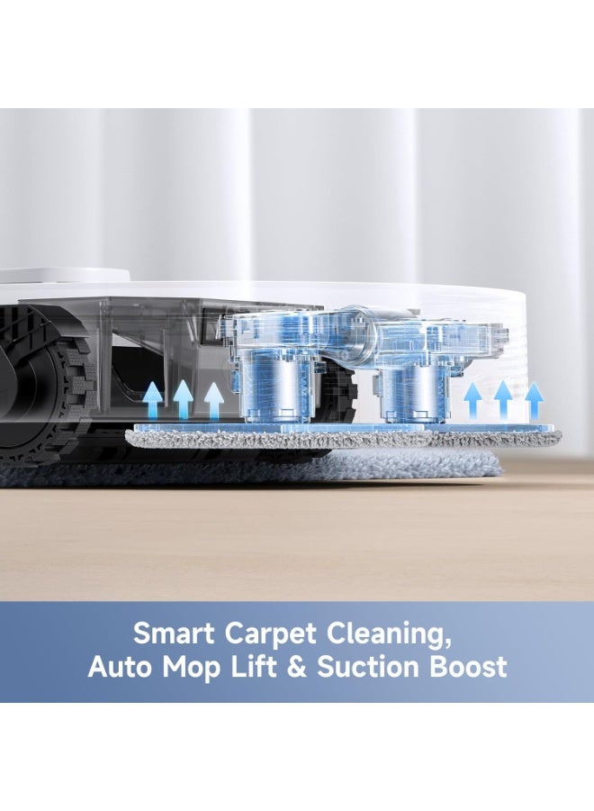 Mova E40 Ultra Robot Vacuum and Mop, 19,000Pa Suction, Extenable & Liftable Mop, All-in-One Station, Auto-Empty, Auto Washing & Hot Air Drying, 360°Obstacle Avoidance, App & Voice Control - Image 5