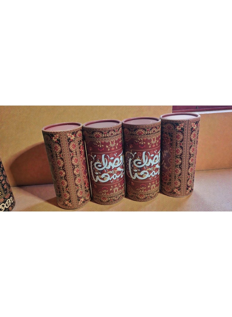 أد علب مناديل ورقية بنقوش رمضانية، تحتوي كل علبة على 40 منديلاً ناعماً (4 قطع). - Image 2