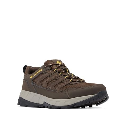Columbia Mens Strata Trail Low CordovanGolden Yellow 13 - Image 1