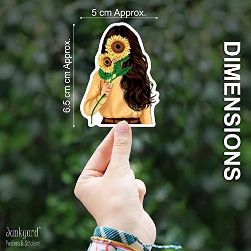 junkyard Vinyl Laptop Reusable Self-Adhesive Sticker s For Girls Journals Guitar Scrapbook Laptops (Pack Of 50) - Image 3