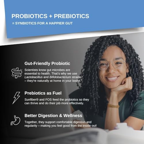 Intelligent Labs 50 Billion CFU Probiotic with Prebiotics, No Refrigeration Needed, with Sunfiber and FOS for 10x More Effectiveness, 60 Days Supply Per Bottle, Third-Party Verified for Purity - Image 4
