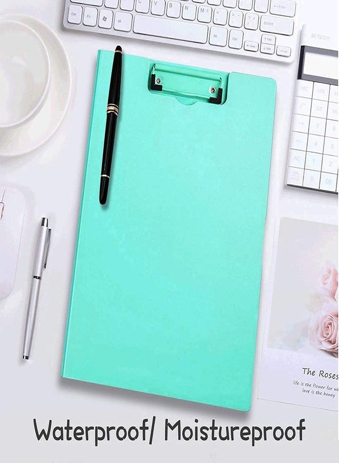 DHVYANT MART Stylish A4 Size Foldable Clipboard File Folder | Clipboard with Cover Organizer | 360 Flip Profile Folder for Hospital, Business, Office, School | Hardback Boards | Pack of 1 (DM1242) - Image 4