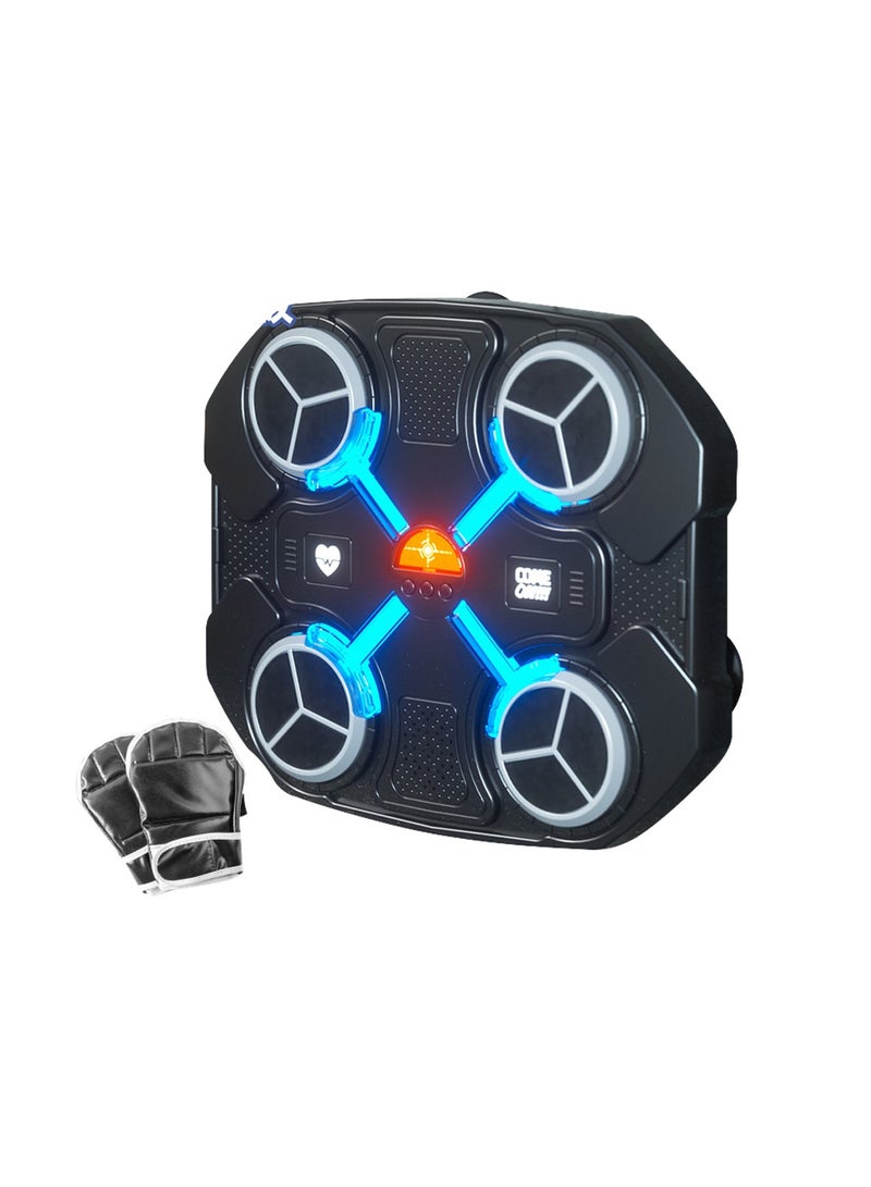 MaBaby Music Boxing Machine for Adults and Kid, Home Wall Mount Music Boxer, Electronic Smart Agility Training Boxing Target Punching Equipment Pads, Gear Boxing Machine - Image 1