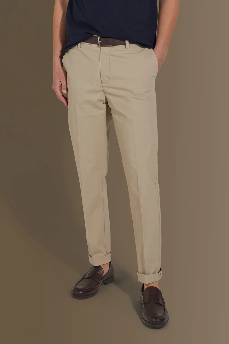 Doppelganger  Classic chino trousers - LT beige for Men | Best Price UAE
