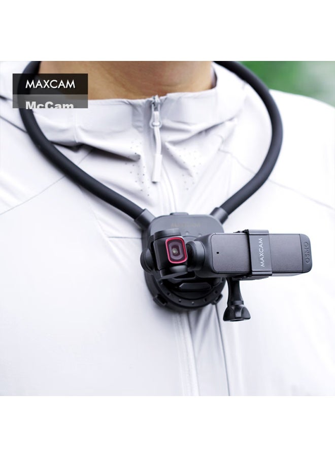 MAXCAM حزام عنق ماكسكام/مايسيكامو لكاميرا دي جي آي أوزمو بوكيت 2/1، حزام عنق كاميرا، حامل صيد، ملحقات ركوب الدراجات - Image 2