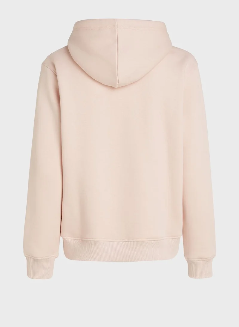 Calvin Klein Jeans Crew Neck Logo Hoodie