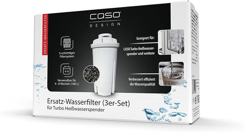 CASO 1861 Replacement water filters set of 3 for HW660 hot water dispenser Global sizing options - Image 3