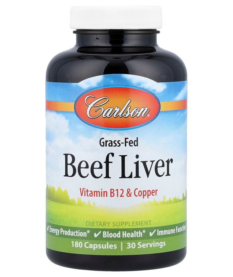 Grass-Fed Beef Liver 180 Capsules