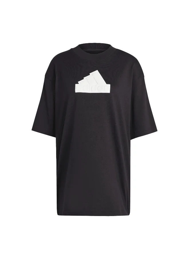 Adidas Adidas W Fi Bos Bf Tee Black Training T-Shirts For Women 2Xs