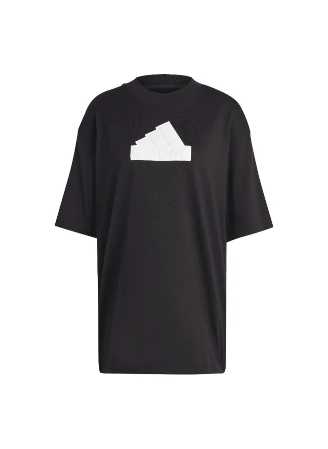 Adidas Adidas W Fi Bos Bf Tee Black Training T-Shirts For Women 2Xs