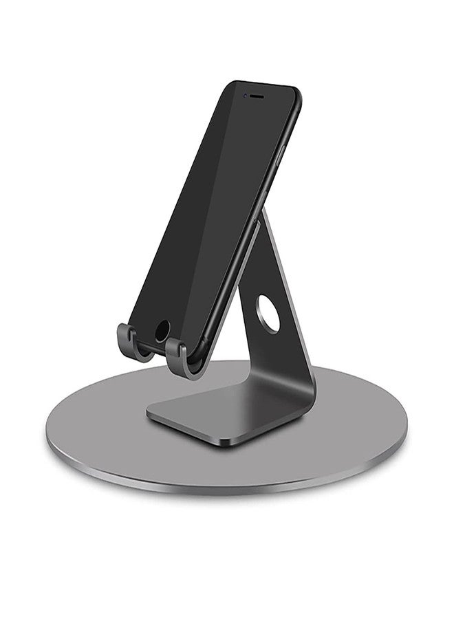 Yoqanr 360° Rotation Monitor Stand, Grey Aluminum Alloy, Wide Compatibility for iMac, Laptop, Potted Plants, Arts & Crafts and More - Image 2