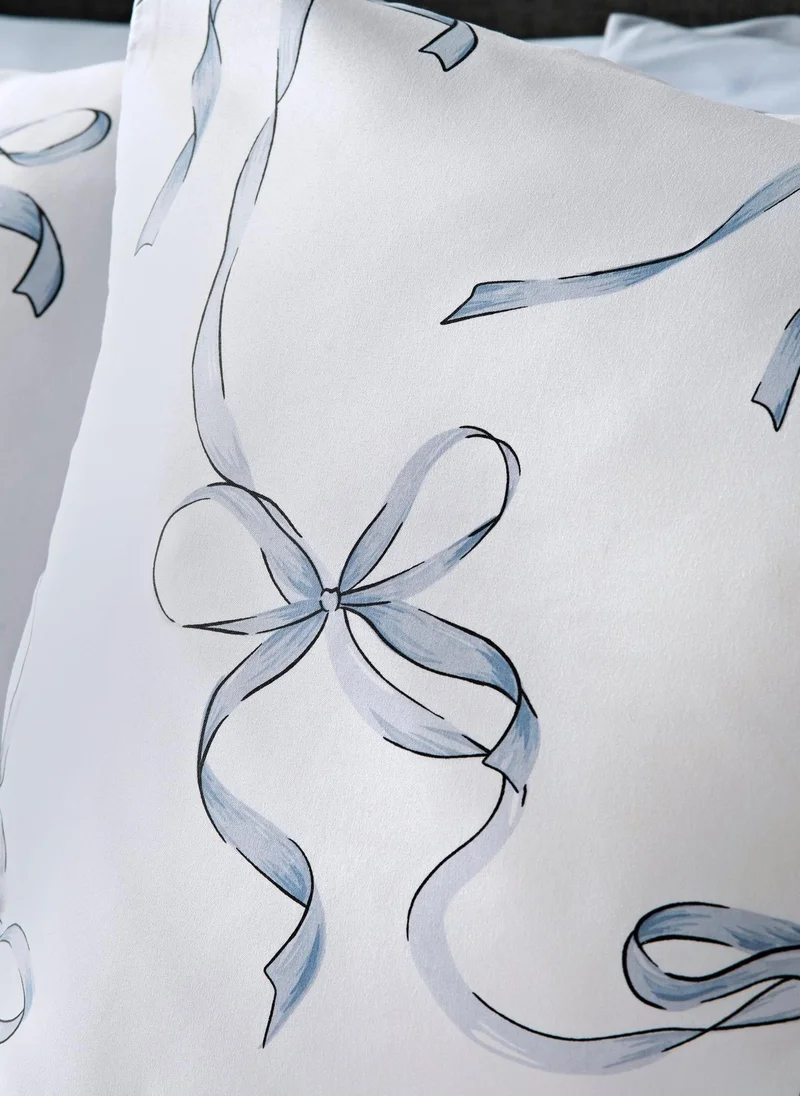 Matalan Blue Bow Duvet Set